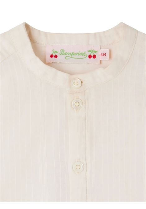 Camicia a Righe Calum Ecrù Con Risvolti BONPOINT | S05YSHW00008003