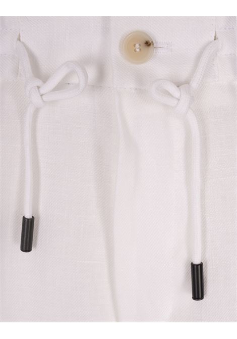 Bermuda L-Peet In Lino Bianco BOSS | 50538680100