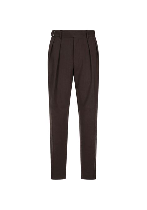Pantaloni Affusolati L-Port Marroni BOSS | 50539522203