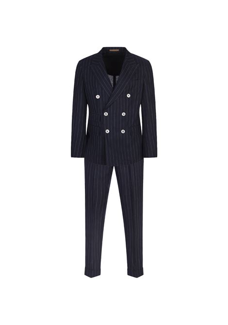 Completo L-Heston Camel Gessato Blu BOSS | 50539829404