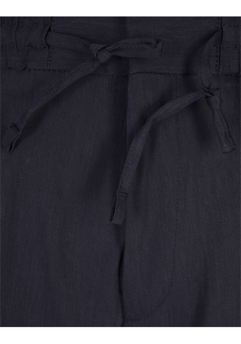 Bermuda Sartoriali In Misto Lino Blu BOSS | 50540694404