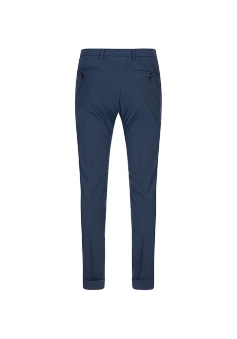 Blue Slim Fit Chino Trousers BSETTECENTO | MH700-7032PE51