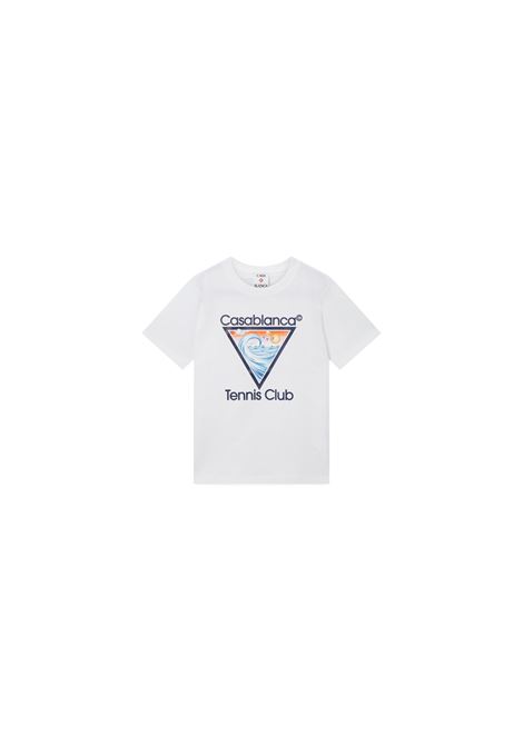 Tennis Club Icon T-Shirt CASABLANCA KIDS | T-Shirts | KS25-JTS-03802