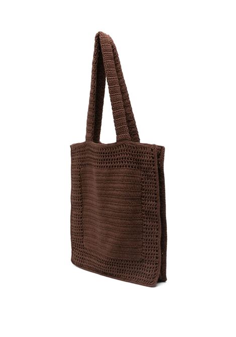 Motif Crochet Bag Marrone CASABLANCA | AS25-BAG-12402