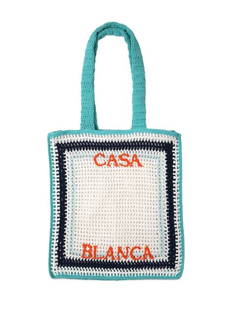 Borsa all'Uncinetto a Righe CASABLANCA | AS25-BAG-13201