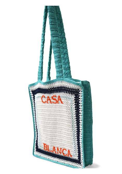 Borsa all'Uncinetto a Righe CASABLANCA | AS25-BAG-13201