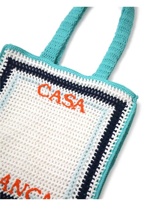 Borsa all'Uncinetto a Righe CASABLANCA | AS25-BAG-13201