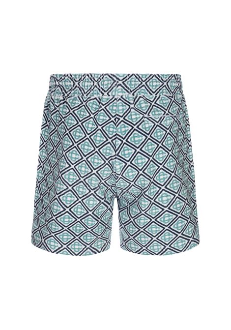 Monogram Towelling Shorts Turchesi CASABLANCA | MS25-JTR-11301