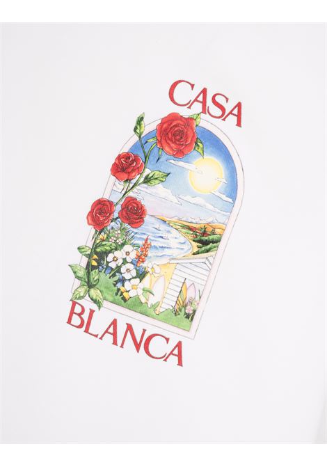LA Days T-Shirt In White CASABLANCA | MS25-JTS-00112