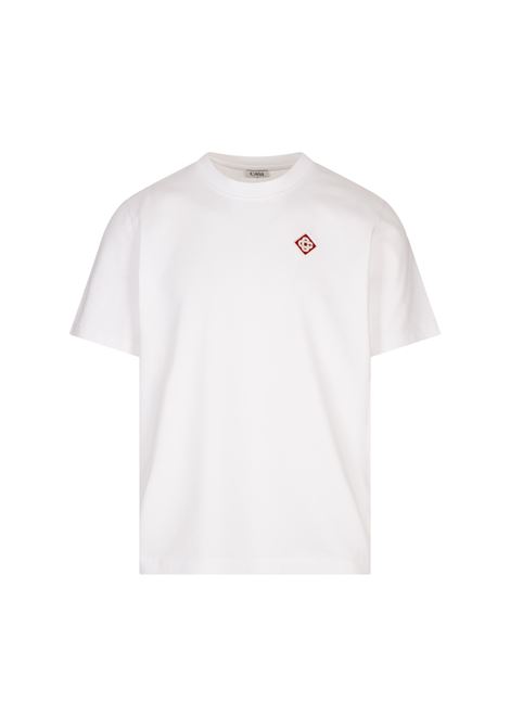 T-shirt Diamond Logo Bianca CASABLANCA | MS25-JTS-00113