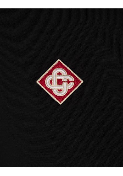 Diamond Logo T-Shirt In Black CASABLANCA | MS25-JTS-00114
