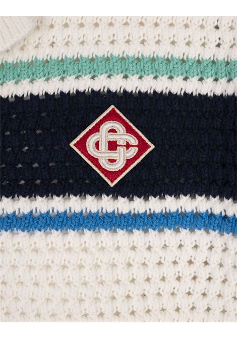 Tennis Crochet Shacket CASABLANCA | MS25-KW-97801