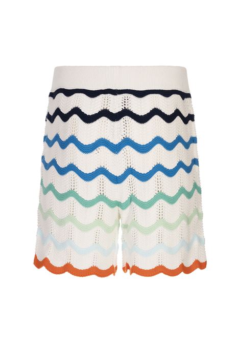 Gradient Wave Crochet Shorts CASABLANCA | MS25-KW-98101