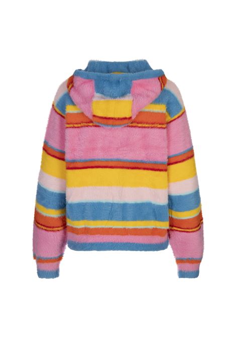 Felpa Teddy a Righe Multicolori CASABLANCA | U-WS25-KW-90401