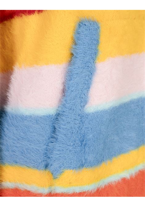 Felpa Teddy a Righe Multicolori CASABLANCA | U-WS25-KW-90401