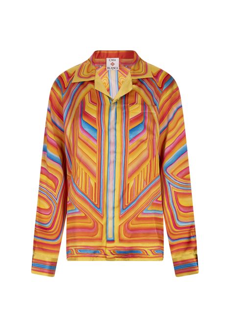 Camicia In Seta Low Rider a Maniche Lunghe CASABLANCA | U-WS25-SH-00601