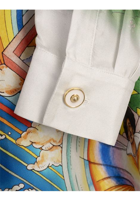 La Musique Long Sleeve Silk Shirt CASABLANCA | U-WS25-SH-00607