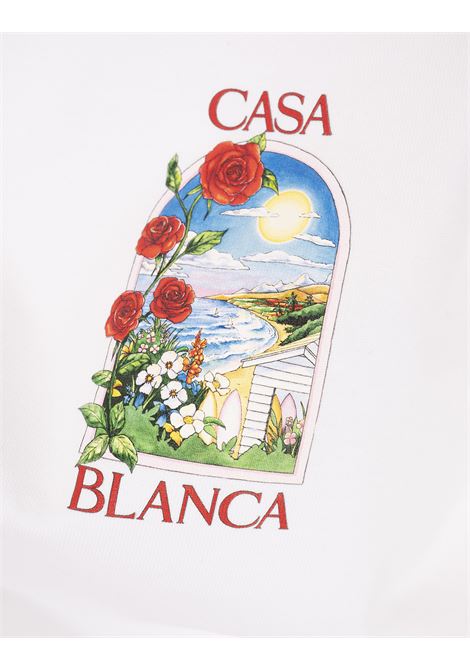 LA Days T-Shirt In White CASABLANCA | WS25-JTS-04602