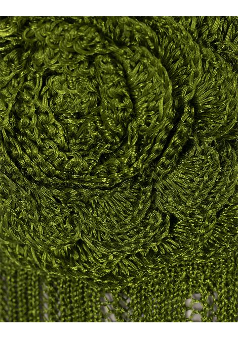 Abito Midi Crochet Verde CASABLANCA | WS25-KW-103801