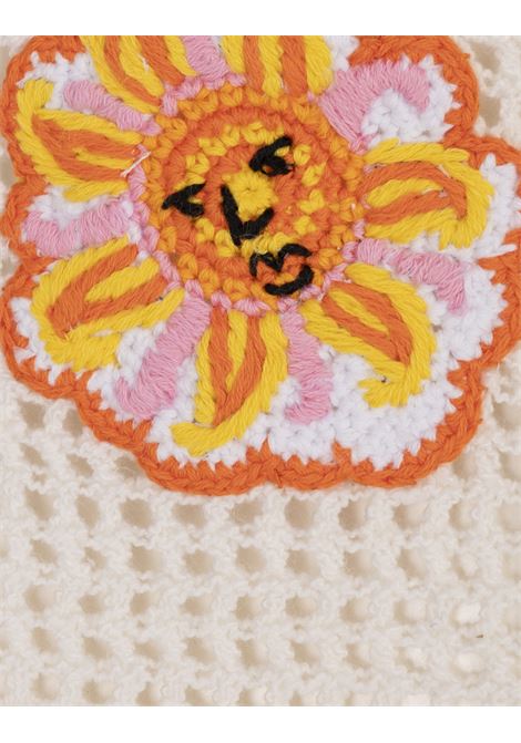 Mini Abito Motif Crochet Bianco CASABLANCA | WS25-KW-94101