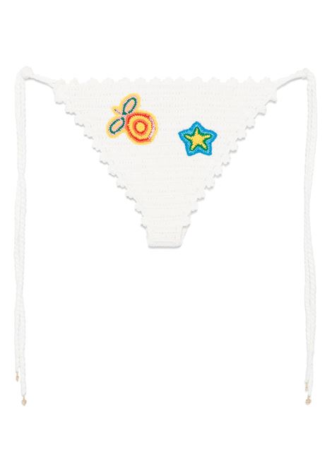 Slip Bikini All'Uncinetto Motif Bianco CASABLANCA | WS25-KW-94301