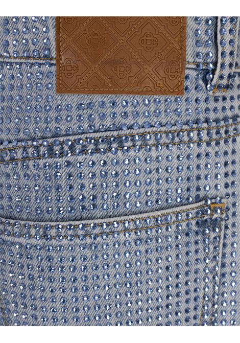 Crystal Embellished Jeans CASABLANCA | WS25-TR-27801