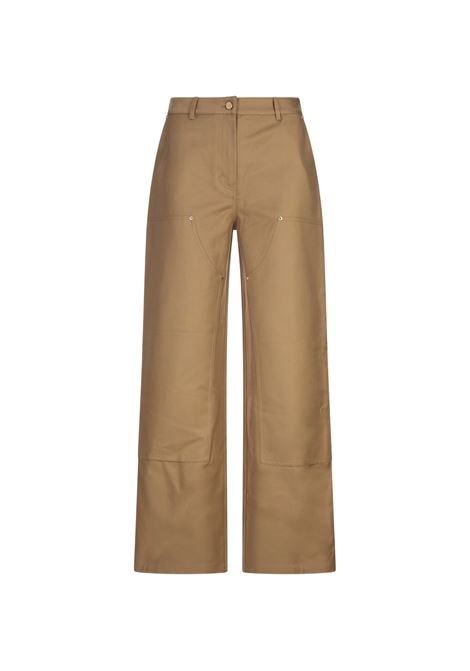 Beige Cotton Workwear Trousers CASABLANCA | WS25-TR-30301