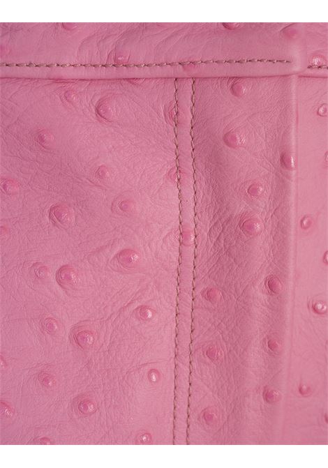 Embossed Leather Mini Shorts Rosa CASABLANCA | WS25-TR-31301