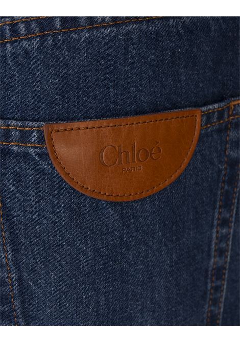 Jeans a Gamba Ampia In Denim Night Blue CHLOÉ | 24ADP12150402