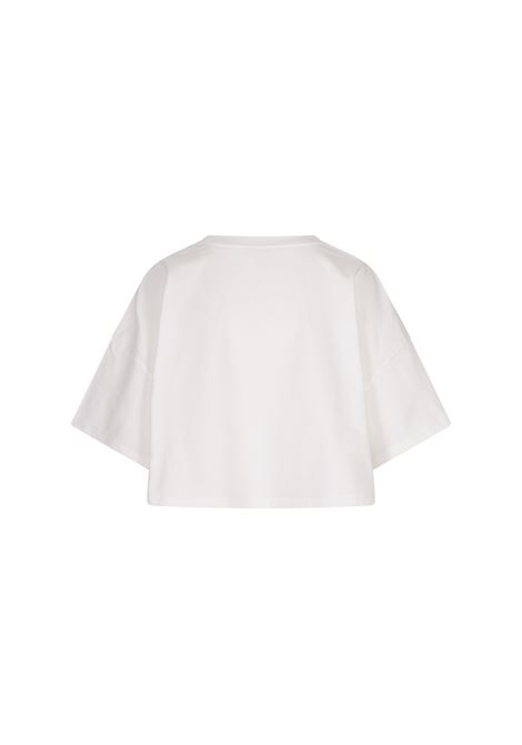T-Shirt Boxy Bianco Con Logo CHLOÉ | 24AJH09183101