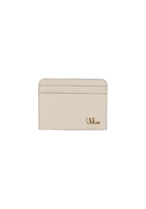 Pink Glossy Leather Cardholder CHLOÉ | 25SP480O166J5
