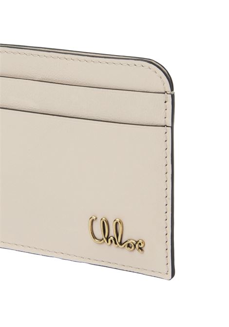 Pink Glossy Leather Cardholder CHLOÉ | 25SP480O166J5