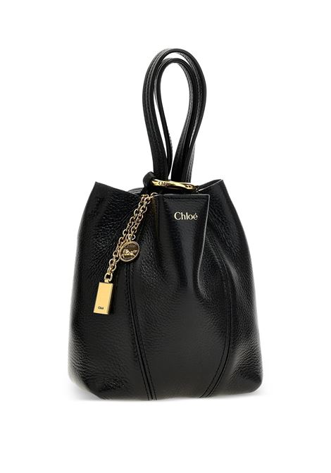 Tote Bag Chloé Spin In Pelle Granata Nera CHLOÉ | 25SS812N84001