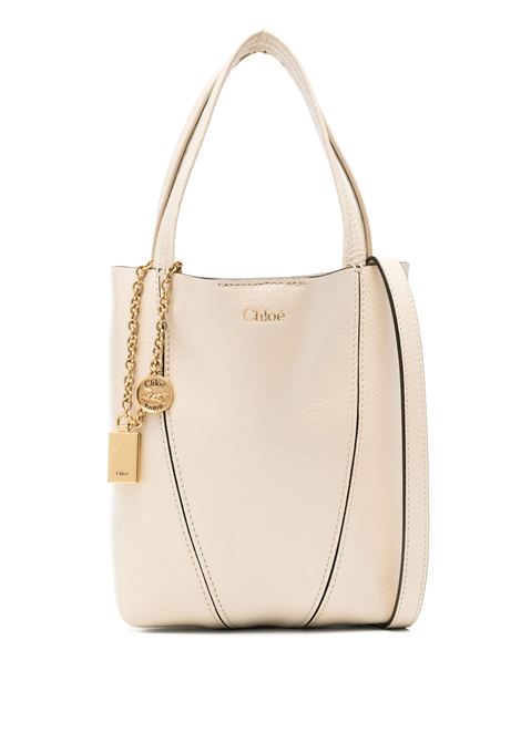 Tote Bag Chloé Spin In Pelle Granata Sweet Beige CHLOÉ | 25SS812N8424Q