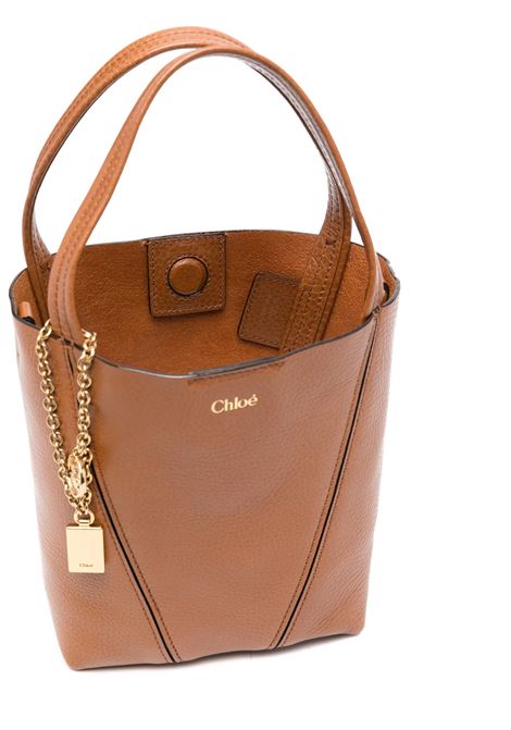 Tote Bag Chloé Spin In Pelle Granata Clay Brown CHLOÉ | 25SS812N8426M