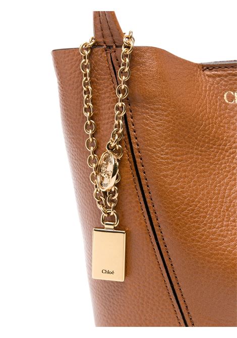Tote Bag Chloé Spin In Pelle Granata Clay Brown CHLOÉ | 25SS812N8426M