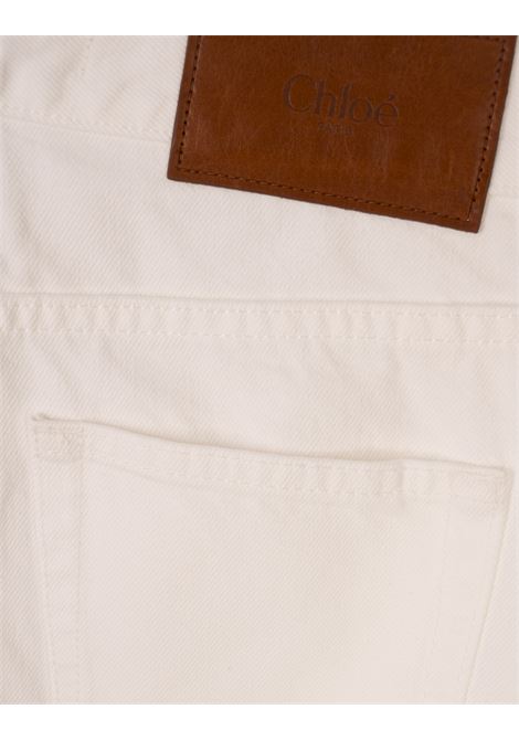 White High-Waisted Flare Jeans CHLOÉ | 25UDP03150101