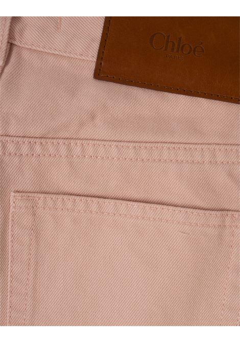 Airy Pink High-Waisted Flare Jeans CHLOÉ | 25UDP032526C7