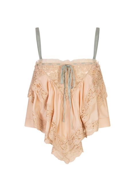 Canotta In Charmeuse Di Seta Clay Pink CHLOÉ | 25UHT533296H9
