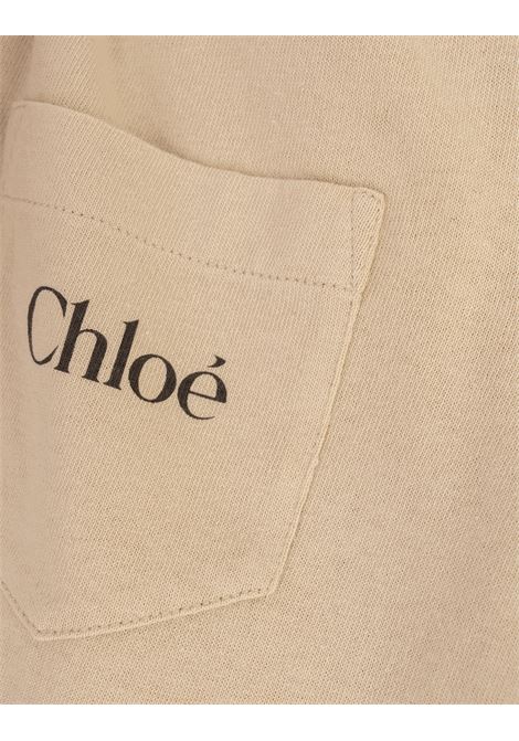 T-Shirt Blossom Beige Con Logo CHLOÉ | 25UJH04187286