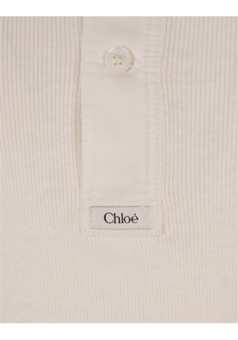 Camicia Henley In Jersey Di Cotone CHLOÉ | 25UJH14180107