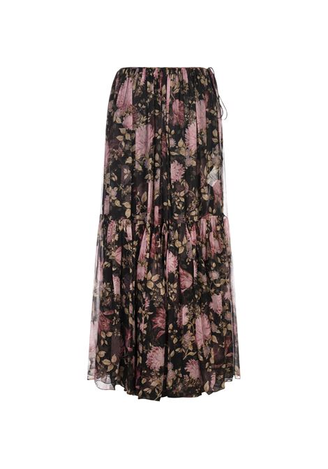 Gonna Lunga Arricciata a Fiori CHLOÉ | 25UJU10459001
