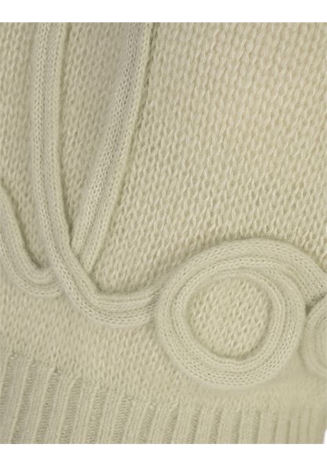 Pullover Verde Con Logo In Maglia Di Lana D'alpaca e Seta CHLOÉ | 25UMP27740349