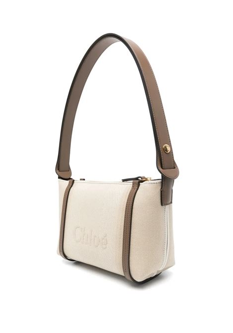 Borsa a Spalla Chloé Carry In Vegetal Beige CHLOÉ | 25UP566O6523N