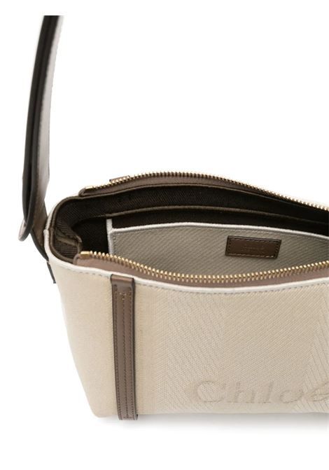 Borsa a Spalla Chloé Carry In Vegetal Beige CHLOÉ | 25UP566O6523N