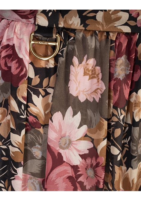 Pantaloni Fluidi Neri Stampati CHLOÉ | 25UPA06493001