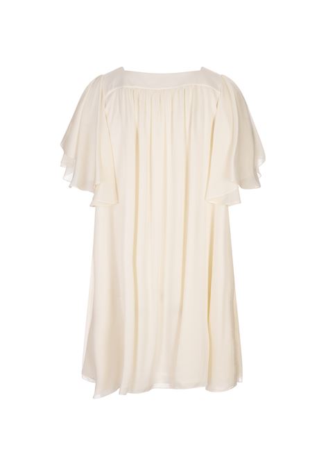 Abito Corto Svasato Bianco CHLOÉ | 25URO33329115