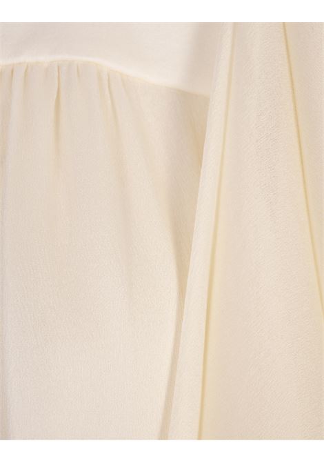 White Flared Short Dress CHLOÉ | 25URO33329115
