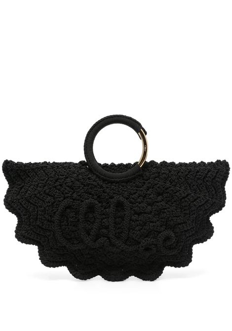 Tote Bag Piccola Bracelet Paravent All'Uncinetto Nera CHLOÉ | 25US622P23001