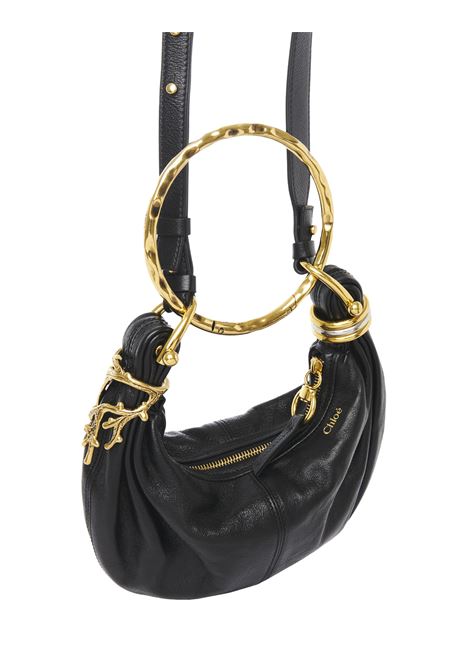 Borsa Mini Bracelet Hobo Nera CHLOÉ | 25US623P58001
